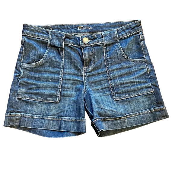 Kut from the Kloth Medium Wash Blue Denim Jean Shorts Women's Size 4
